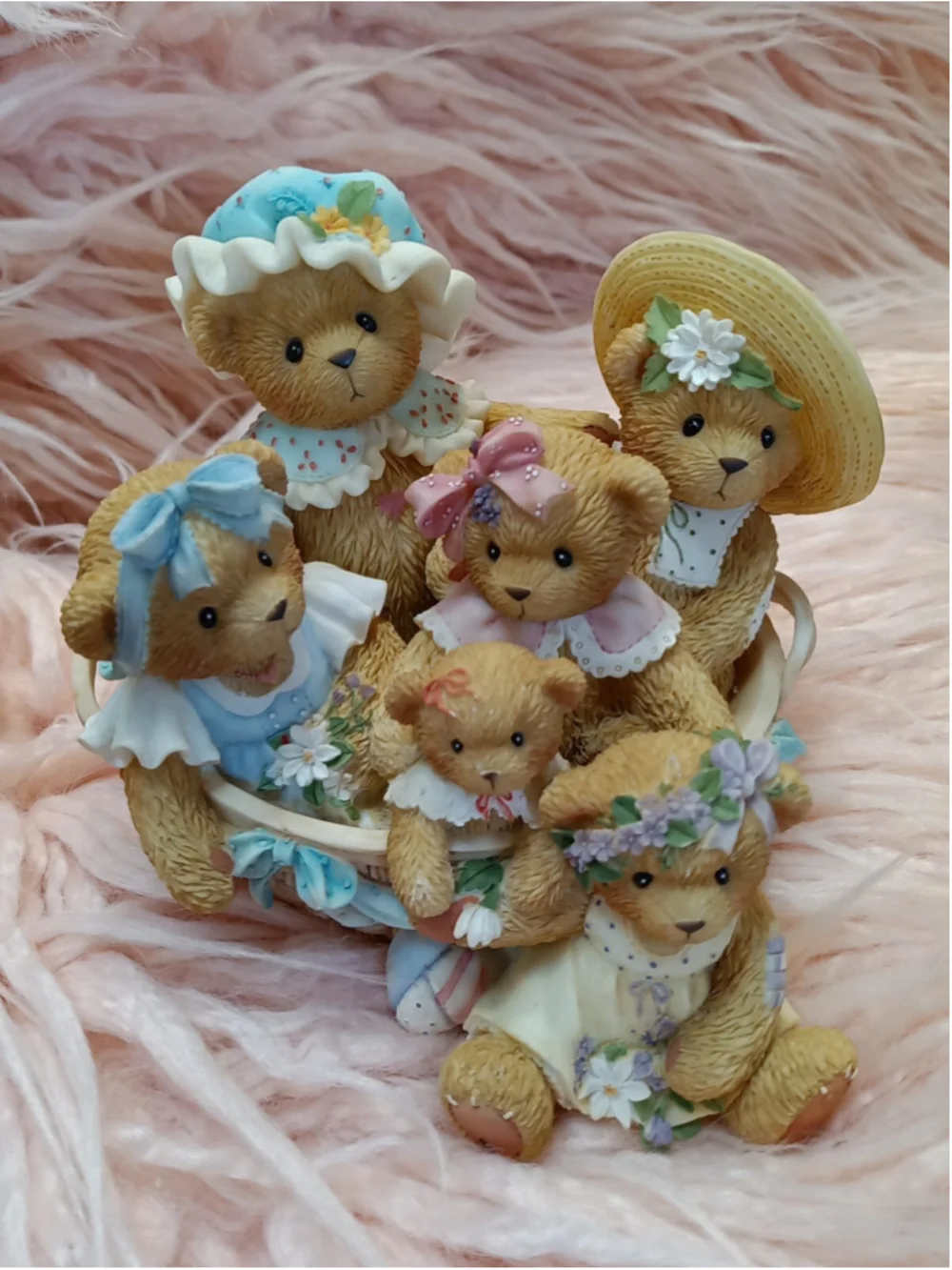 Cherished Teddies Love Passes From Generation to Generation Cynthia, Ethel Bears